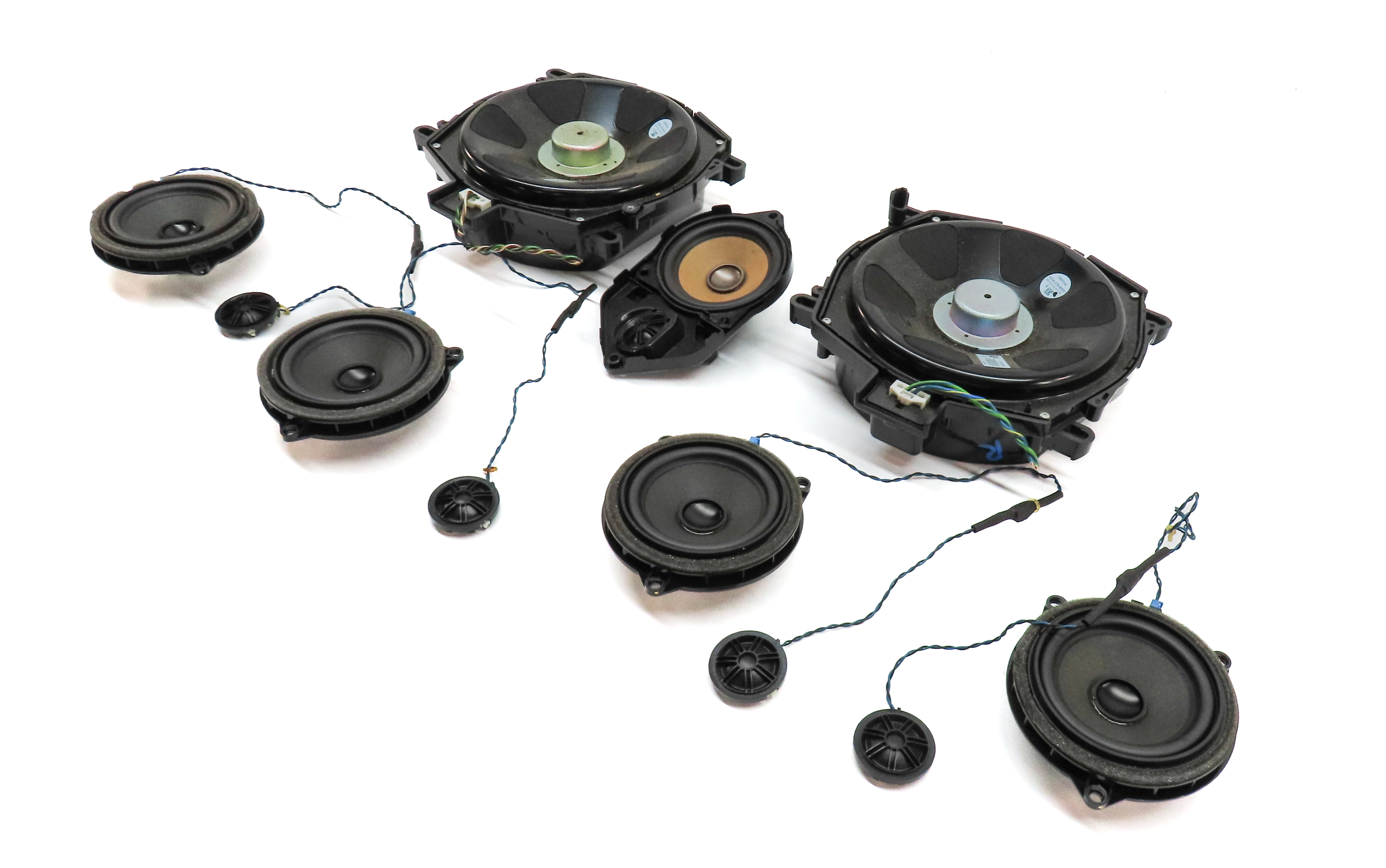 2015 BMW X4 (F26) RADIO STEREO SUB SUBWOOFER TWEETER SPEAKER SET 11 — exact item pictured